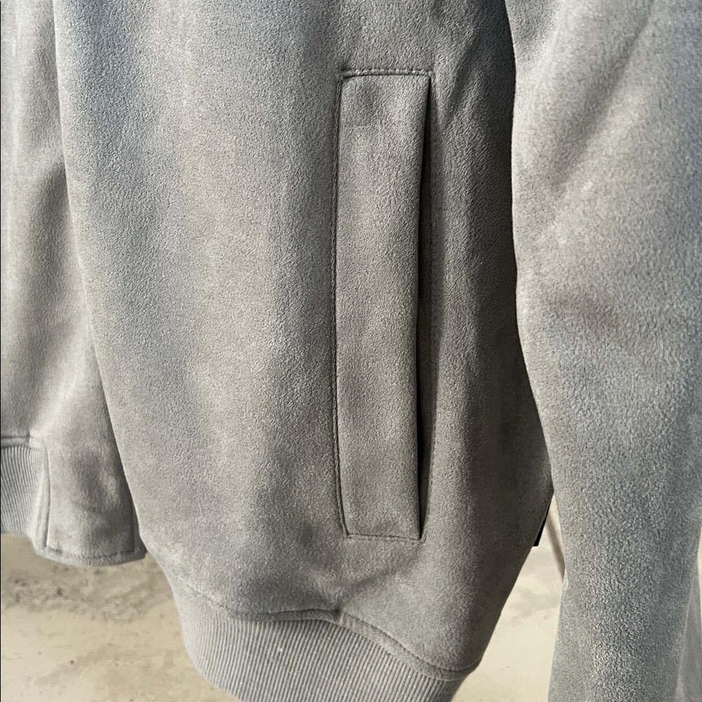 Ben Sherman Light Gray Bomber Jacket - Picture 5 of 6